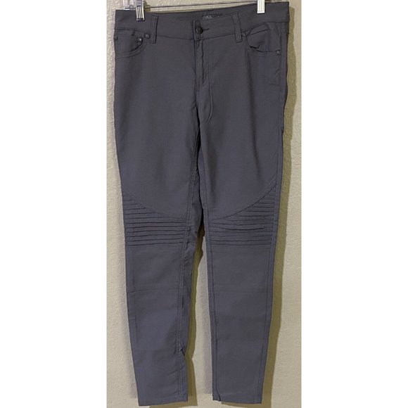 Prana Pants - Prana Brenna Moto Women's Size 8 Regular Inseam Gray Pants 30" x 30"